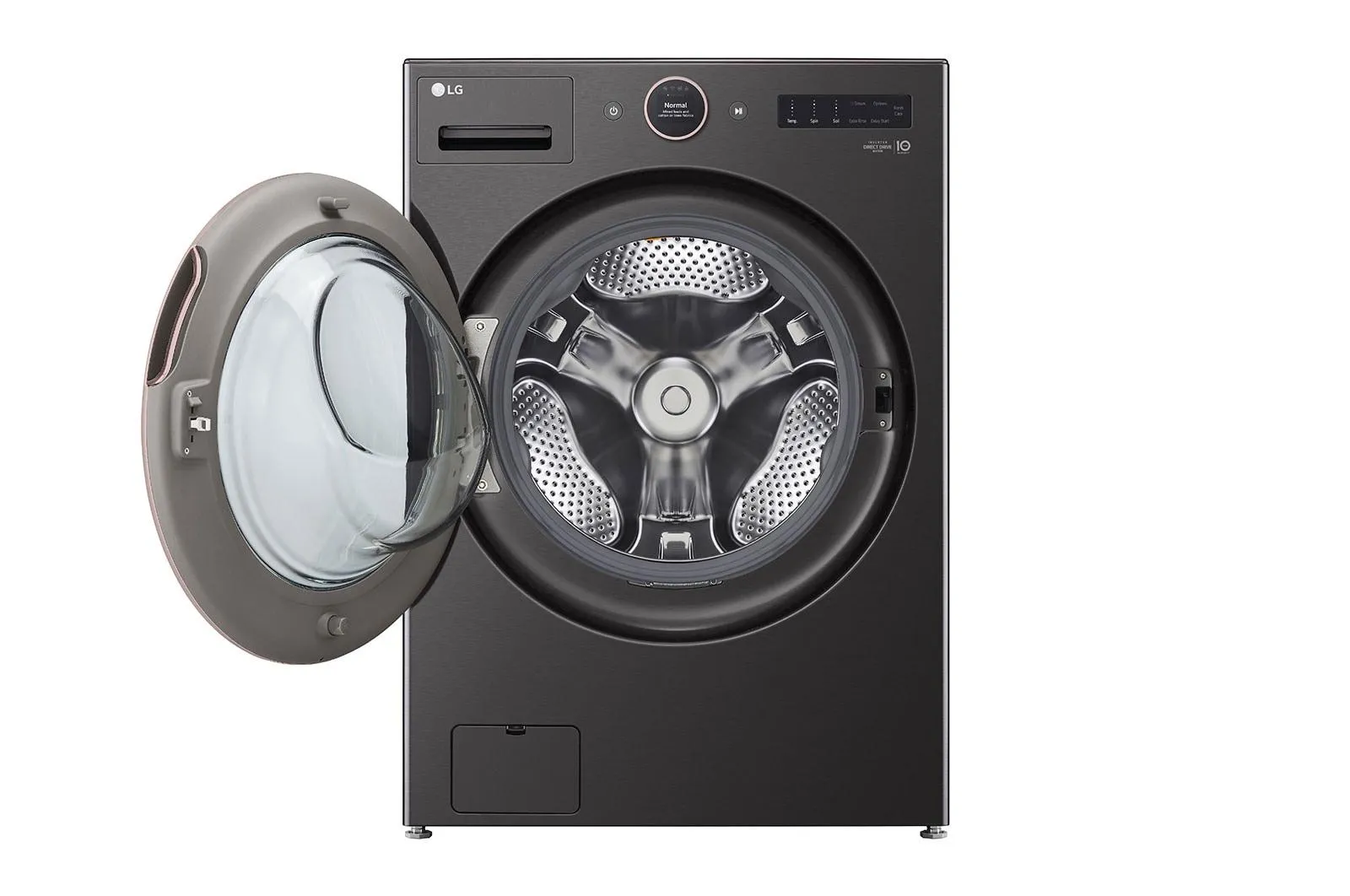 Lg WM6500HBA 5.0 Cu. Ft. Mega Capacity Smart Front Load Energy Star Washer With Turbowash 360(Degree) And Ai Dd Built-In Intelligence