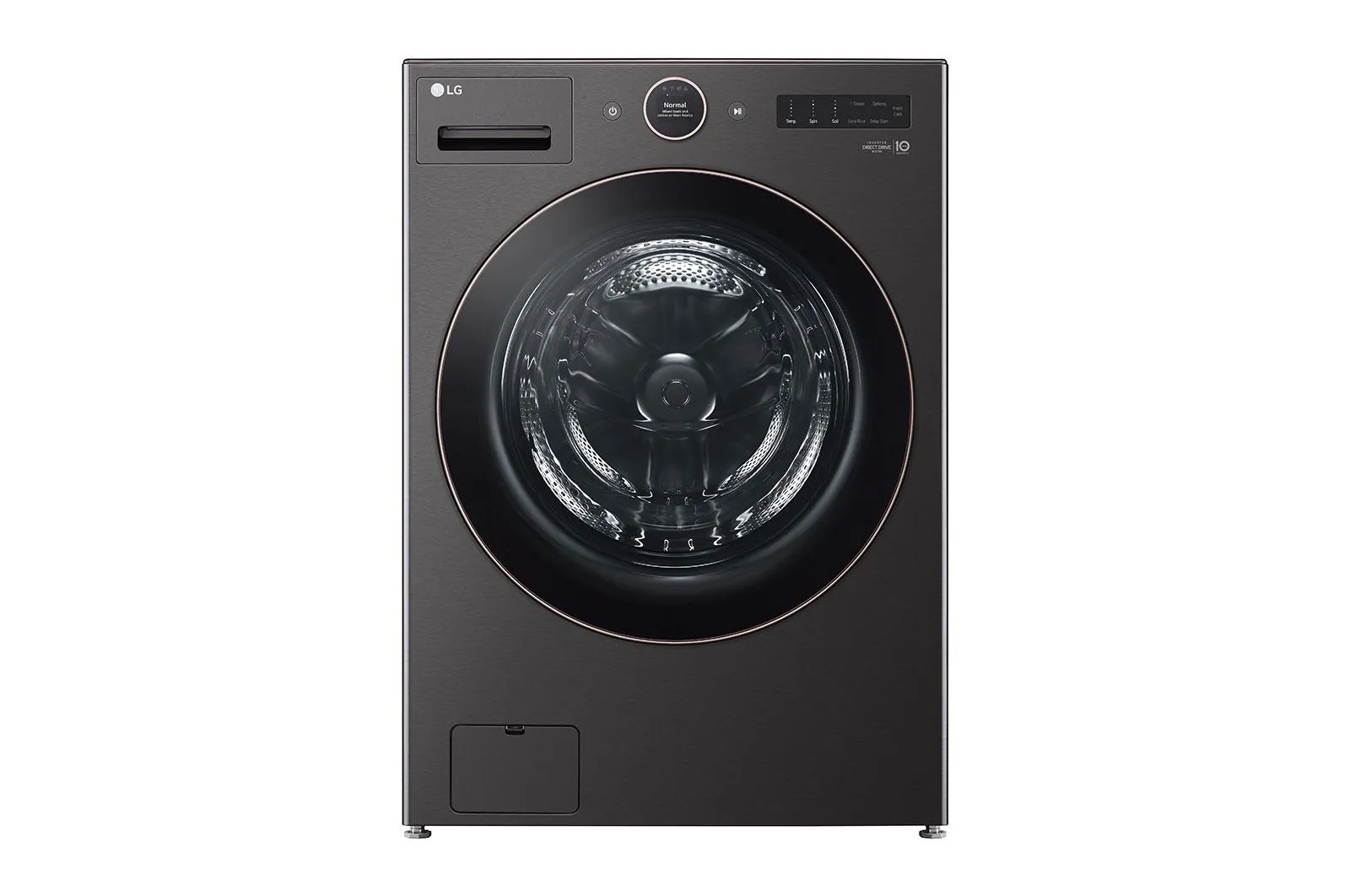 Lg WM6500HBA 5.0 Cu. Ft. Mega Capacity Smart Front Load Energy Star Washer With Turbowash 360(Degree) And Ai Dd Built-In Intelligence