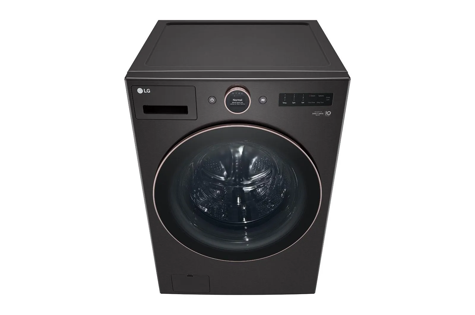 Lg WM6500HBA 5.0 Cu. Ft. Mega Capacity Smart Front Load Energy Star Washer With Turbowash 360(Degree) And Ai Dd Built-In Intelligence