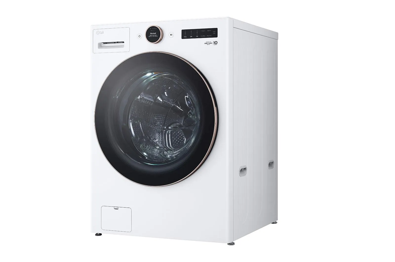 Lg WM6500HWA 5.0 Cu. Ft. Mega Capacity Smart Front Load Energy Star Washer With Turbowash 360(Degree) And Ai Dd Built-In Intelligence