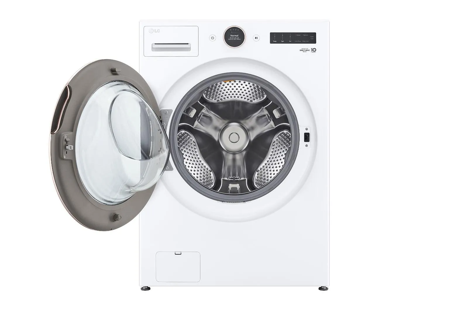 Lg WM6500HWA 5.0 Cu. Ft. Mega Capacity Smart Front Load Energy Star Washer With Turbowash 360(Degree) And Ai Dd Built-In Intelligence