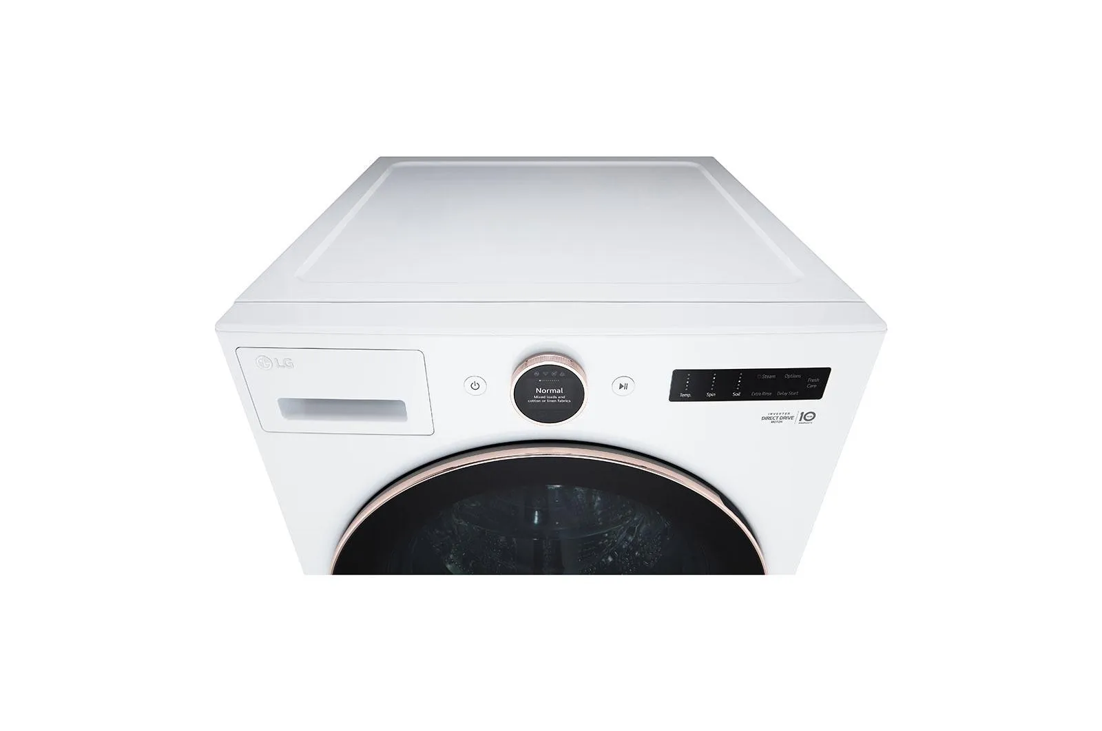 Lg WM6500HWA 5.0 Cu. Ft. Mega Capacity Smart Front Load Energy Star Washer With Turbowash 360(Degree) And Ai Dd Built-In Intelligence