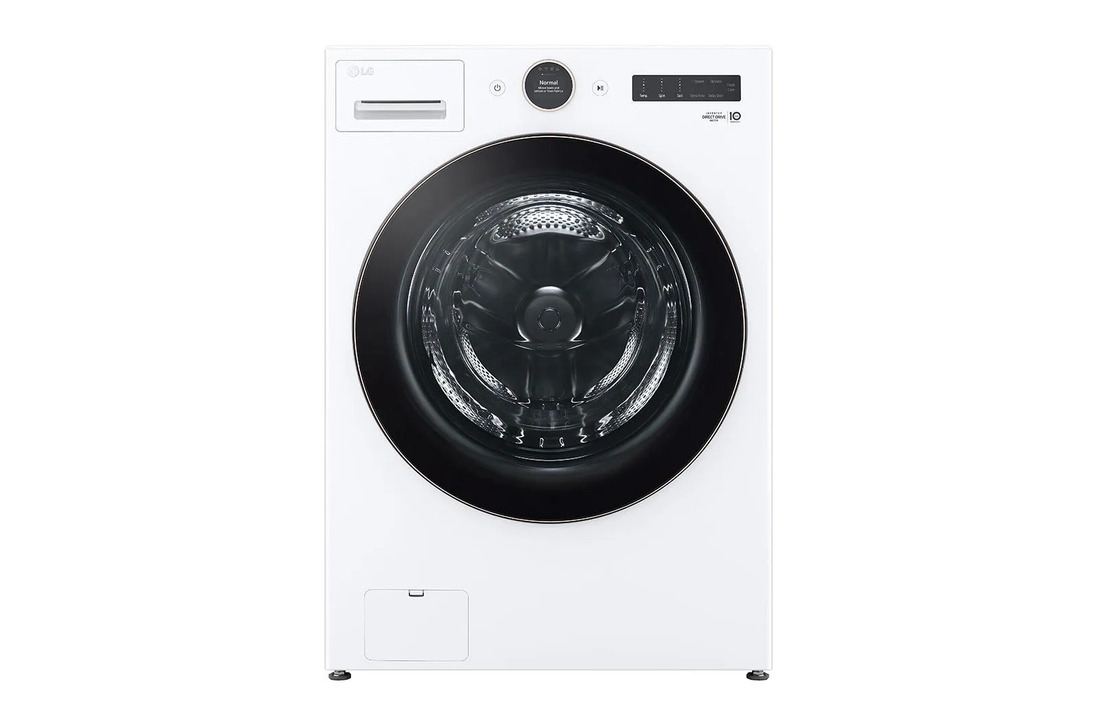 Lg WM6500HWA 5.0 Cu. Ft. Mega Capacity Smart Front Load Energy Star Washer With Turbowash 360(Degree) And Ai Dd Built-In Intelligence