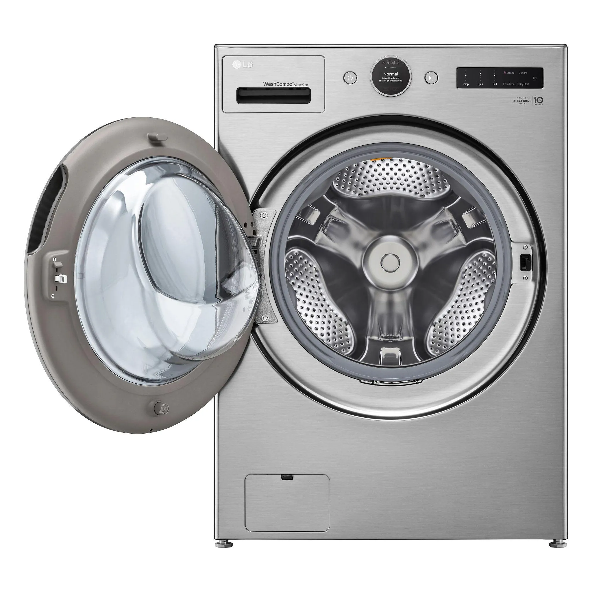 Lg WM6998HVA Ventless Washer/Dryer Combo Lg Washcombo&#8482; All-In-One 5.0 Cu. Ft. Mega Capacity With Inverter Heatpump&#8482; Technology And Direct Drive Motor