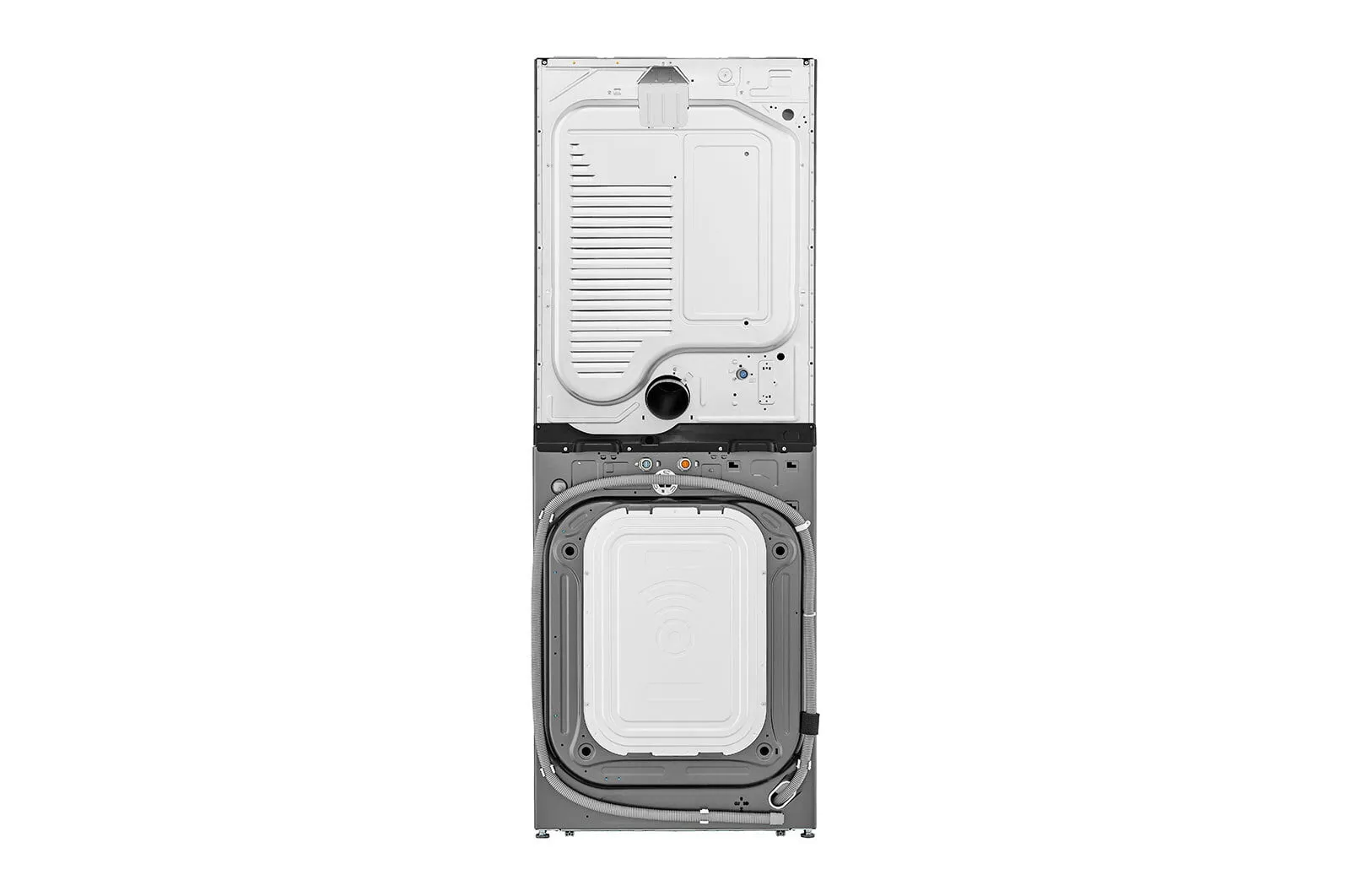 Lg WSGX201HNA Lg Studio Single Unit Front Load Washtower&#8482; With Center Control&#8482; 5.0 Cu. Ft. Washer And 7.4 Cu. Ft. Gas Dryer