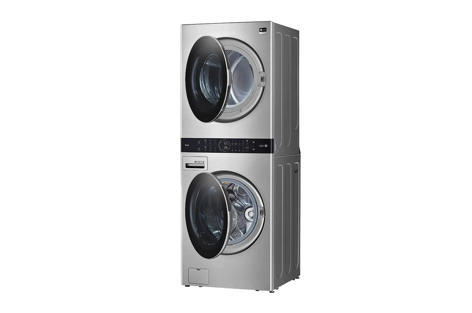 Lg WSGX201HNA Lg Studio Single Unit Front Load Washtower&#8482; With Center Control&#8482; 5.0 Cu. Ft. Washer And 7.4 Cu. Ft. Gas Dryer