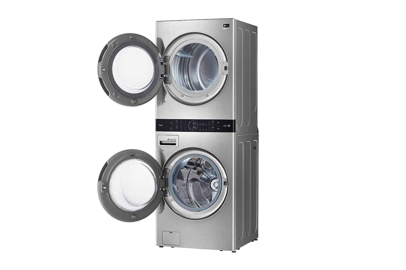 Lg WSGX201HNA Lg Studio Single Unit Front Load Washtower&#8482; With Center Control&#8482; 5.0 Cu. Ft. Washer And 7.4 Cu. Ft. Gas Dryer