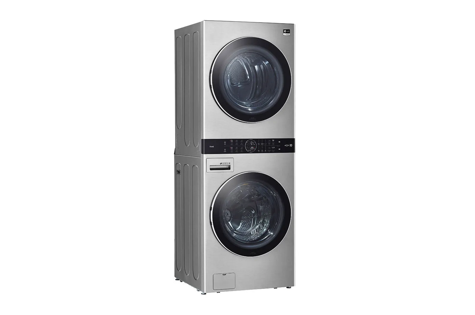 Lg WSGX201HNA Lg Studio Single Unit Front Load Washtower&#8482; With Center Control&#8482; 5.0 Cu. Ft. Washer And 7.4 Cu. Ft. Gas Dryer