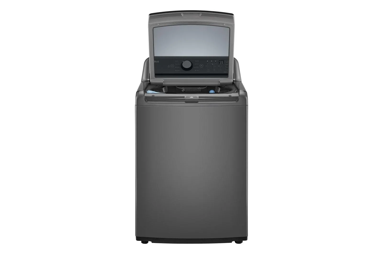 Lg WT7150CM 5.0 Cu. Ft. Top Load Energy Star Washer With Impeller. Turbodrum&#8482;. Slamproof Glass Lid. & Water Plus