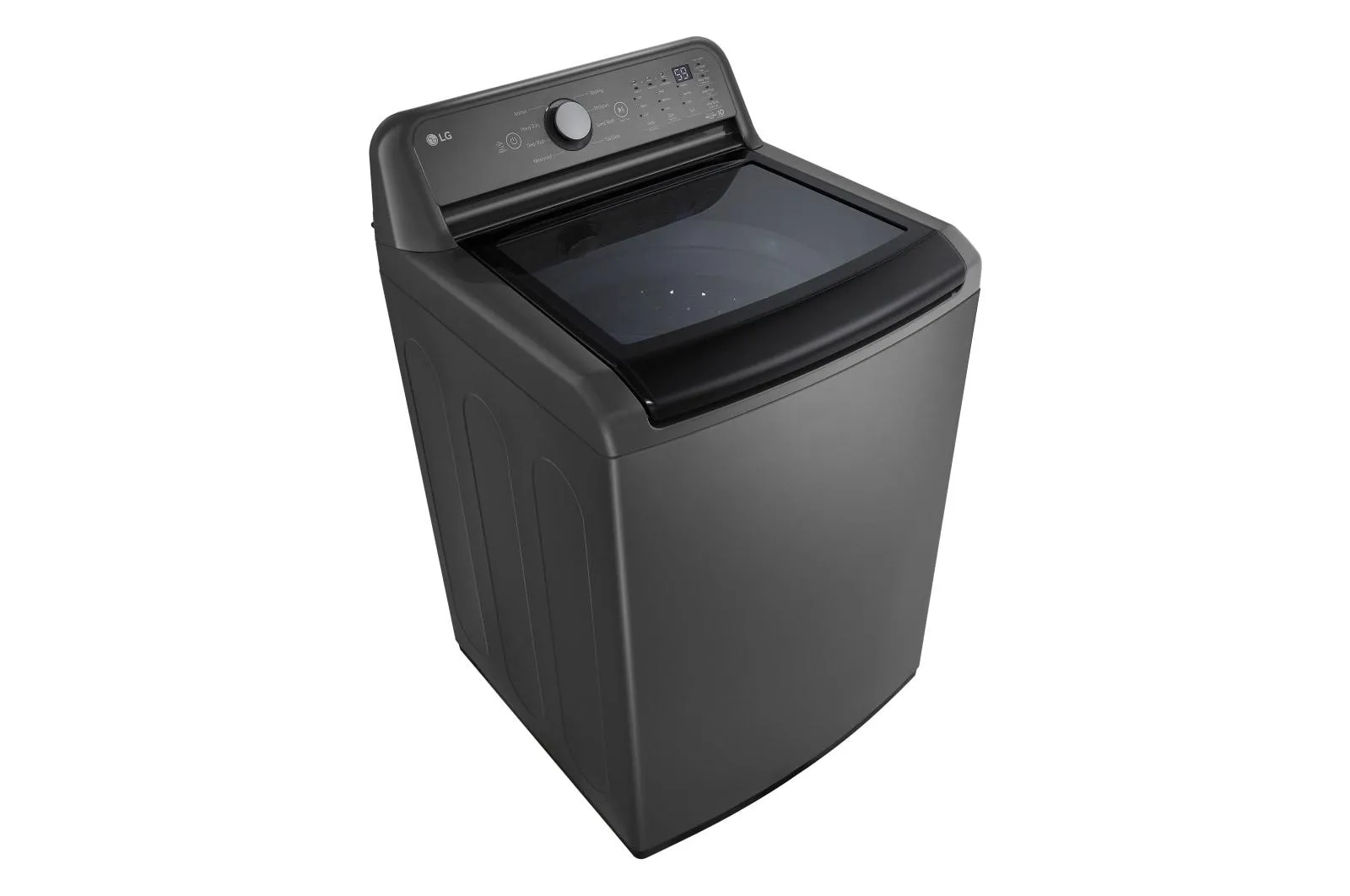 Lg WT7150CM 5.0 Cu. Ft. Top Load Energy Star Washer With Impeller. Turbodrum&#8482;. Slamproof Glass Lid. & Water Plus