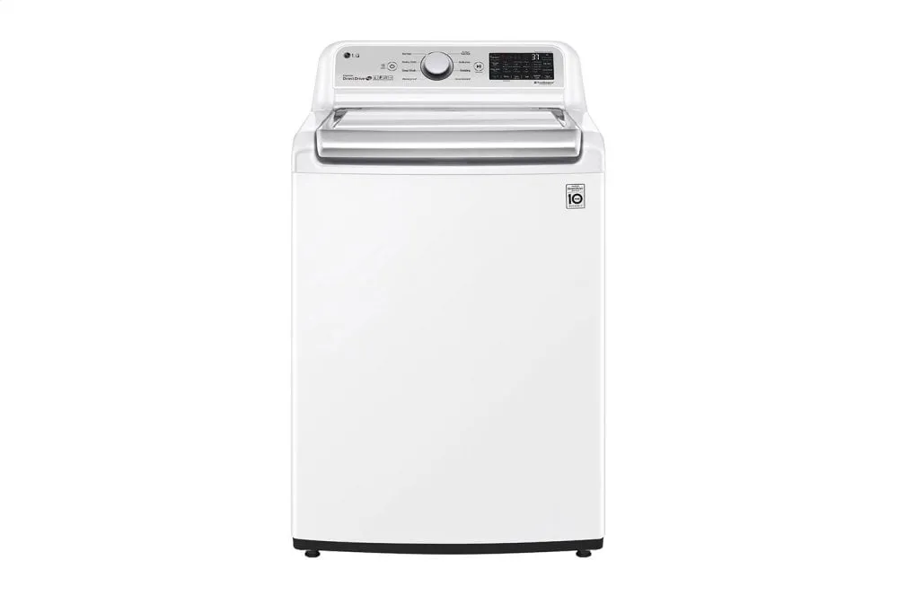 Lg WT7305CW 4.8 Cu. Ft. Mega Capacity Smart Wi-Fi Enabled Top Load Washer With Agitator And Turbowash3D&#8482; Technology
