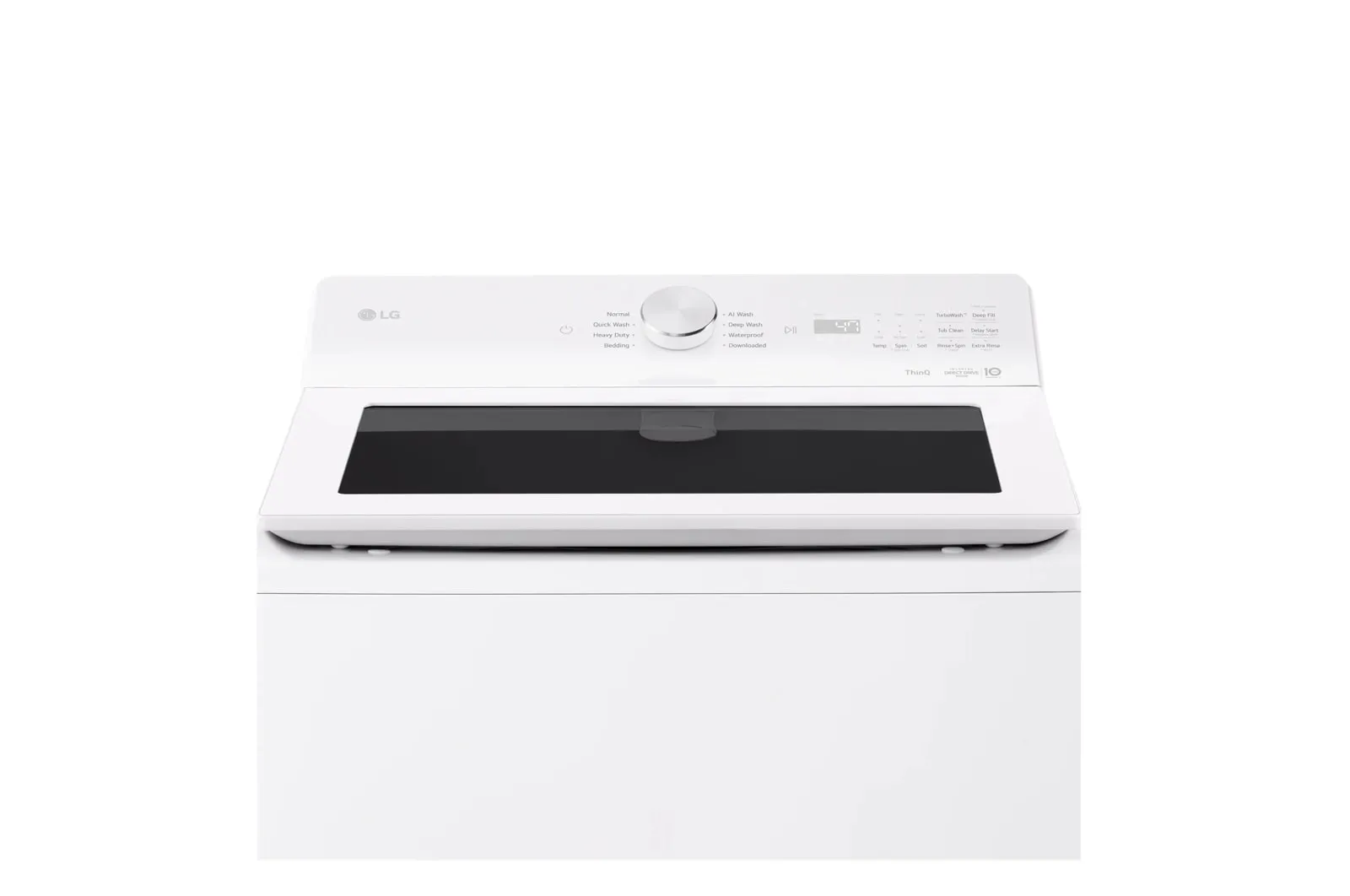Lg WT8205CW 4.8 Cu. Ft. Mega Capacity Smart Top Load Washer With 4-Way Agitator. Easyunload&#8482; & Ai Sensing