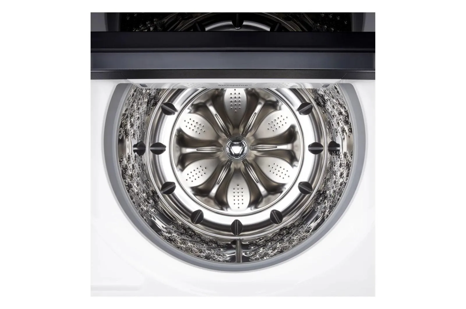 Lg WT8600CW 5.5 Cu.Ft. Mega Capacity Top Load Washer With Turbowash&#8482; Washer With Steam. Ezdipense. Wi-Fi Connectivity. White