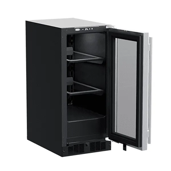 Marvel MLRE215SG01A 15-In Built-In Refrigerator With Door Style - Stainless Steel Frame Glass