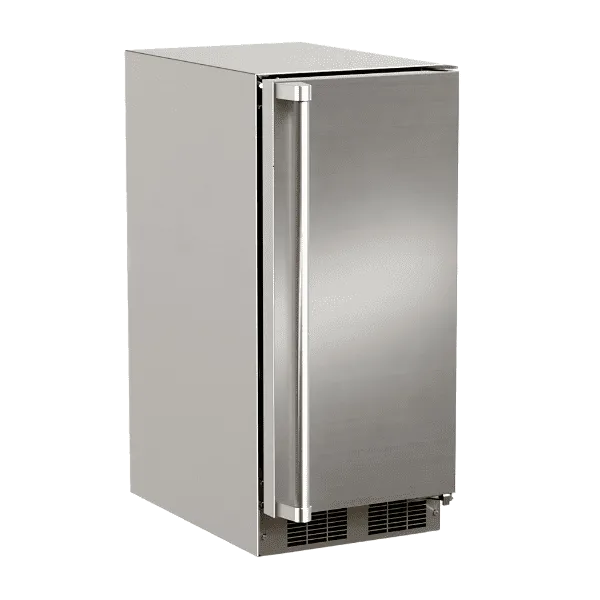Marvel MOCL215SS01A 15-In Outdoor Built-In Clear Ice Machine For Gravity Drain Applications With Door Style - Stainless Steel
