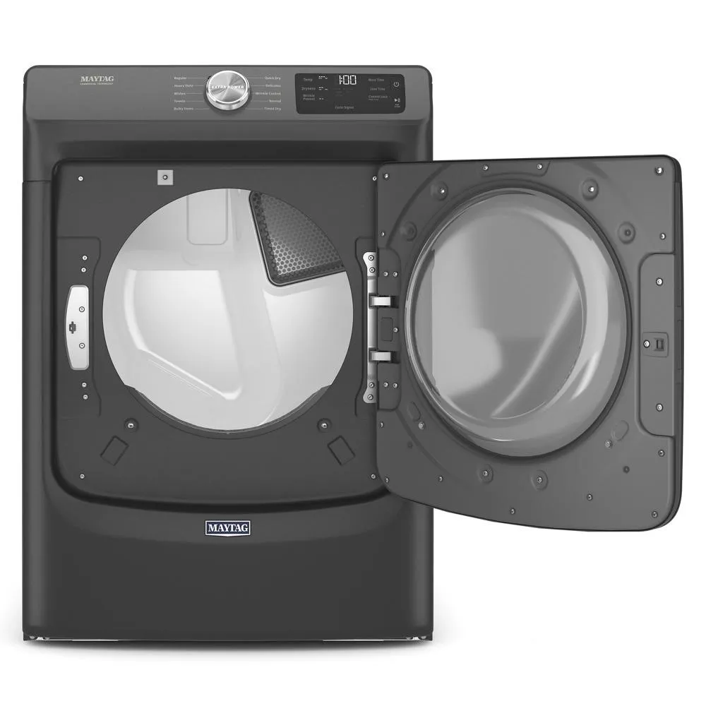 Maytag MED5630MBK Front Load Electric Dryer With Extra Power And Quick Dry Cycle - 7.3 Cu. Ft.