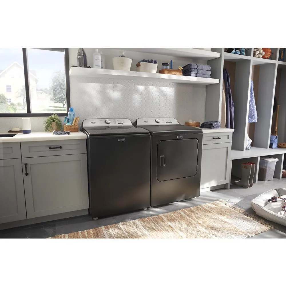 Maytag MED6500MBK Pet Pro Top Load Electric Dryer - 7.0 Cu. Ft.