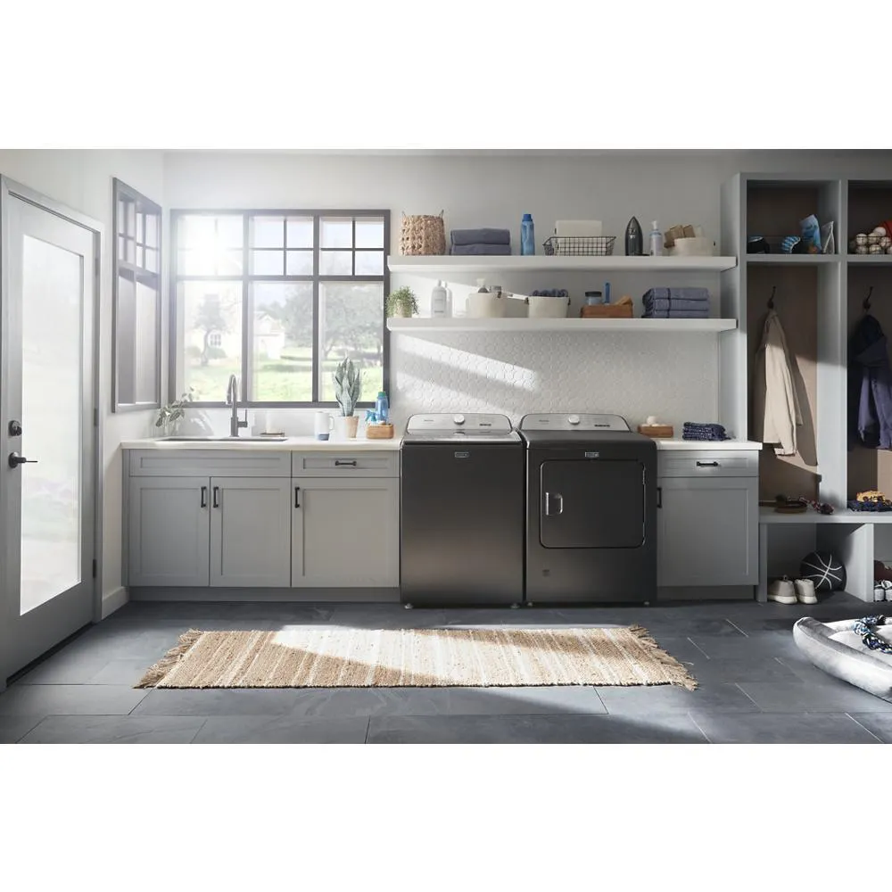 Maytag MED6500MBK Pet Pro Top Load Electric Dryer - 7.0 Cu. Ft.