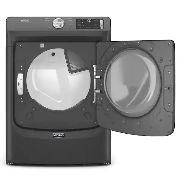 Maytag MED6630MBK Front Load Electric Dryer With Extra Power And Quick Dry Cycle - 7.3 Cu. Ft.