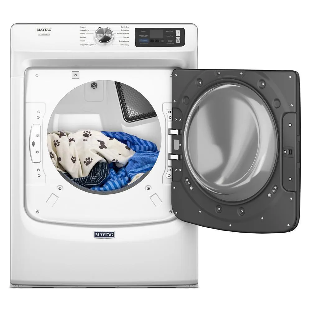 Maytag MGD7020RW Smart Pet Pro Front Load Gas Dryer - 7.4 Cu. Ft.