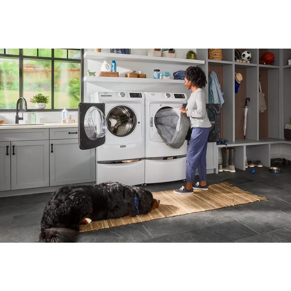 Maytag MGD7020RW Smart Pet Pro Front Load Gas Dryer - 7.4 Cu. Ft.