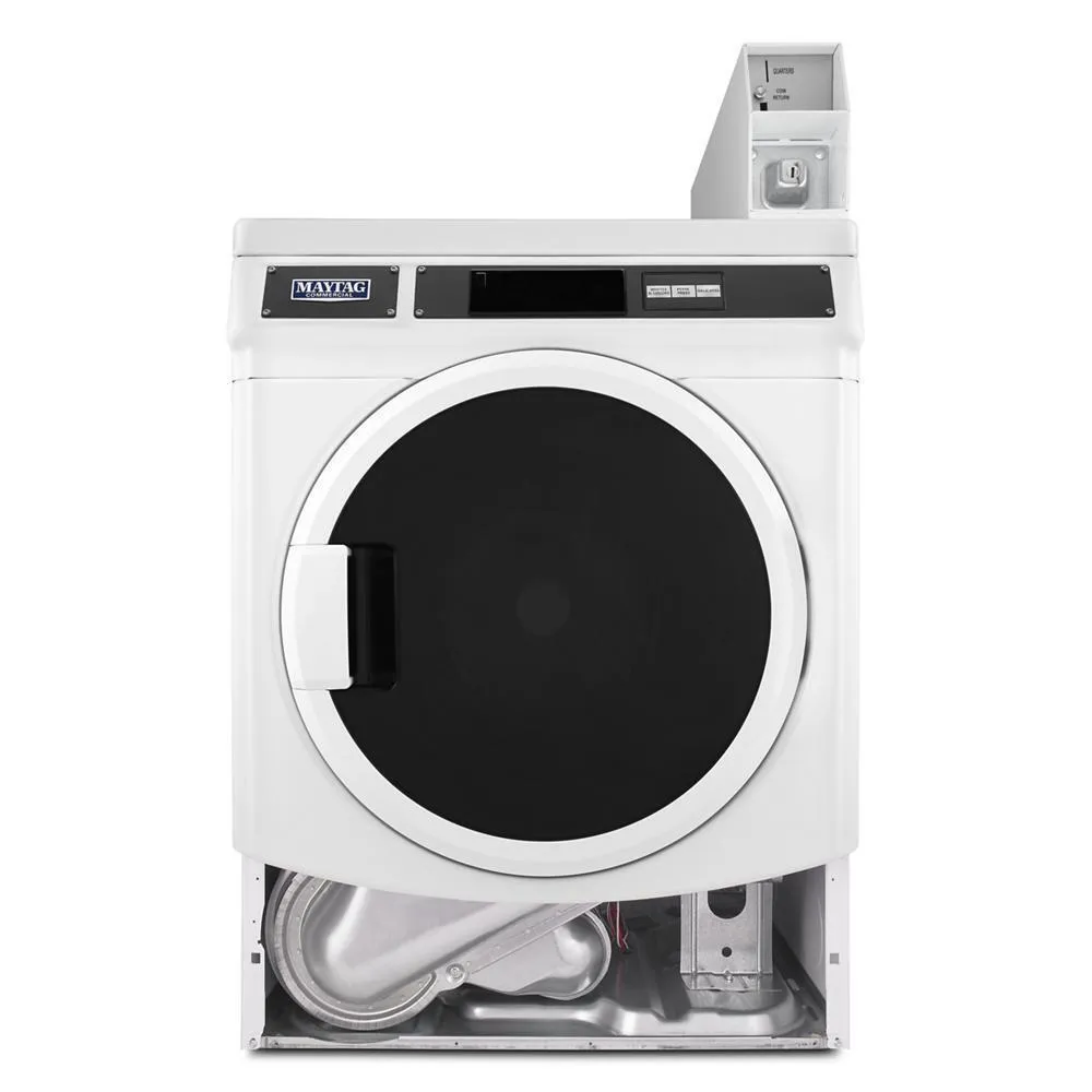 Maytag MHN33PRCWW Commercial Front-Load Washer. Card Reader Ready Or Non-Vend