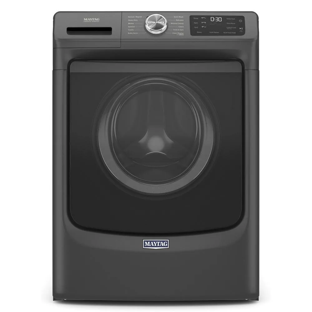 Maytag MHW6630MBK Front Load Washer With Extra Power And 16-Hr Fresh Hold Option - 4.8 Cu. Ft.