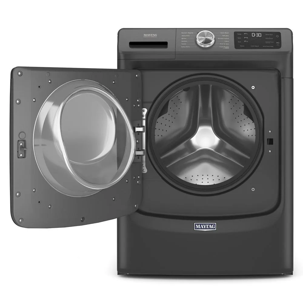 Maytag MHW6630MBK Front Load Washer With Extra Power And 16-Hr Fresh Hold Option - 4.8 Cu. Ft.