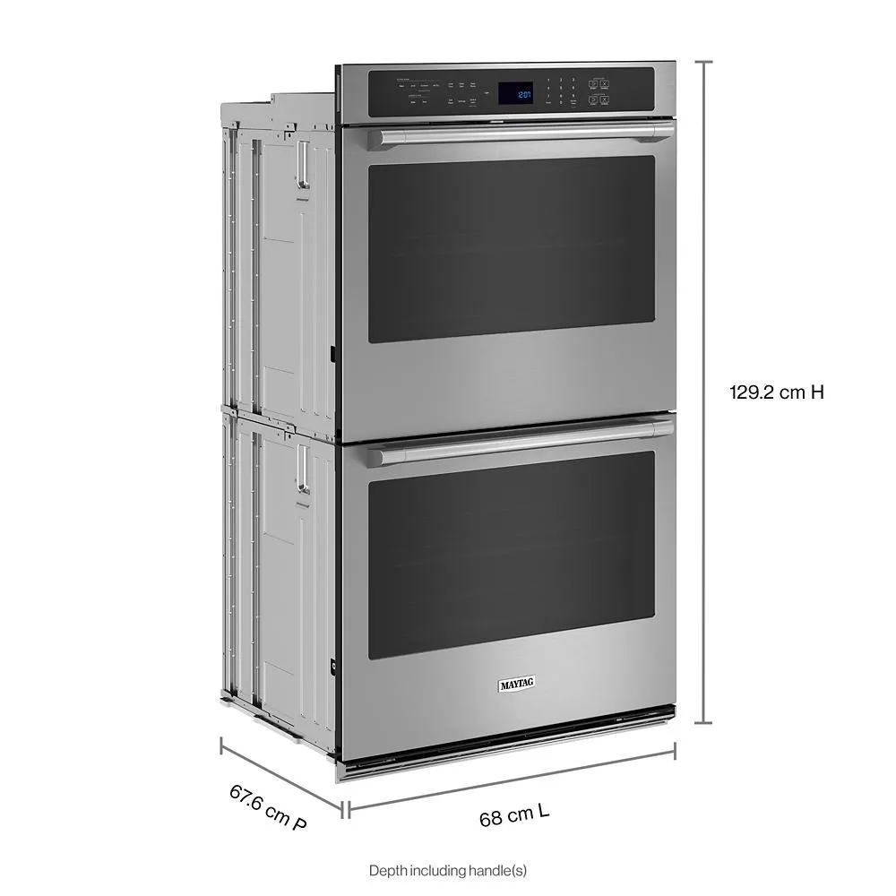 Maytag MOED6027LZ 27-Inch Double Wall Oven With Air Fry And Basket - 8.6 Cu. Ft.