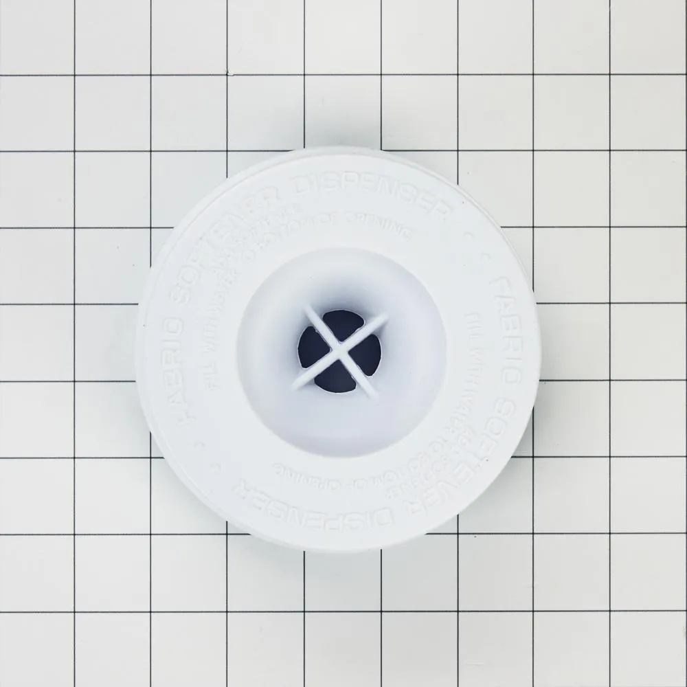 Maytag WP63594 Top Load Washer Fabric Softener Dispenser Cup. White