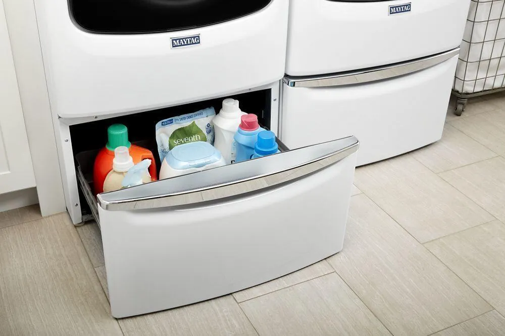 Maytag XHPC155XW 15.5 Pedestal For Front Load Washer And Dryer With Storage