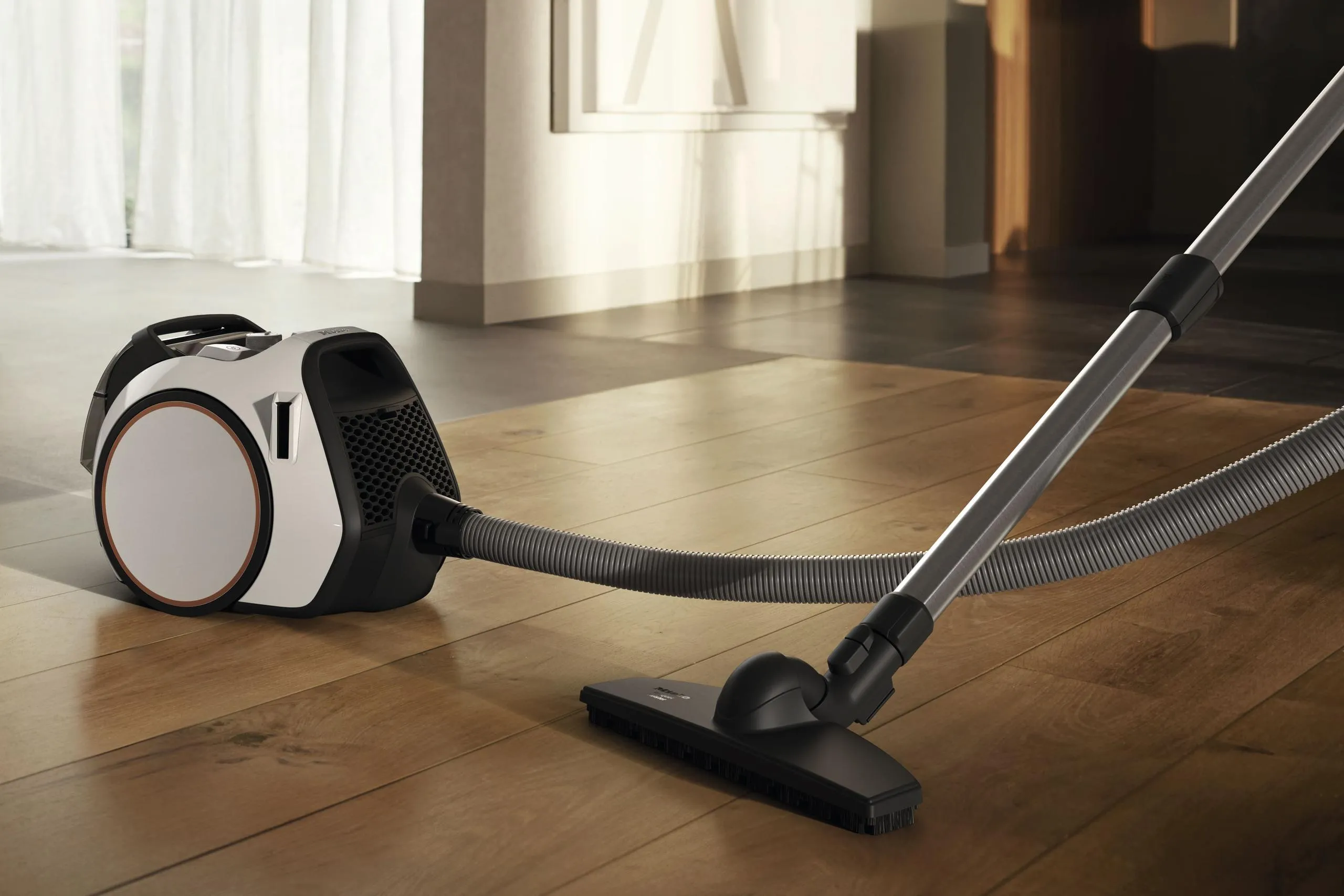 Miele BOOST CX1 PARQUET SNCE0 LOTUS WHITE Boost Cx1 Parquet - Snce0 - Bagless Canister Vacuum Cleaners For Superior Care Of Sensitive Floors. In A Compact Design.