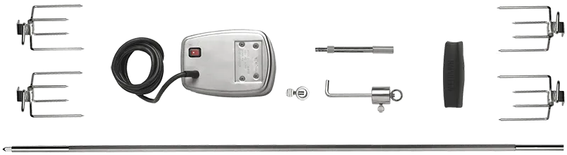 Napoleon Bbq 69331 Commercial Grade Rotisserie Kit For Extra Large Grills