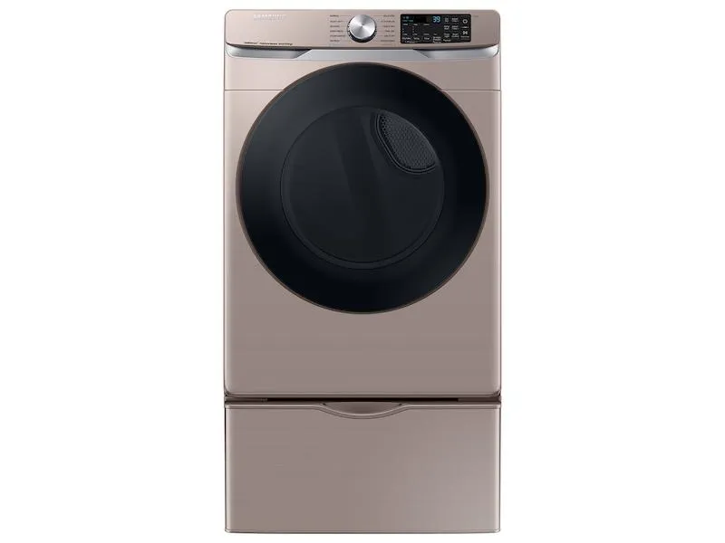 Samsung DVE45B6300C 7.5 Cu. Ft. Smart Electric Dryer With Steam Sanitize  In Champagne