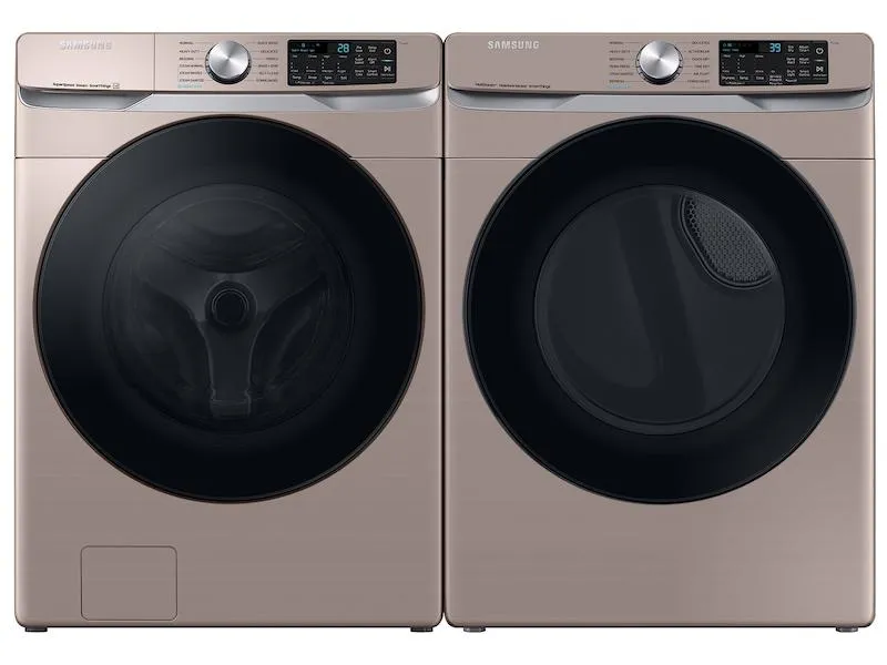 Samsung DVE45B6300C 7.5 Cu. Ft. Smart Electric Dryer With Steam Sanitize  In Champagne