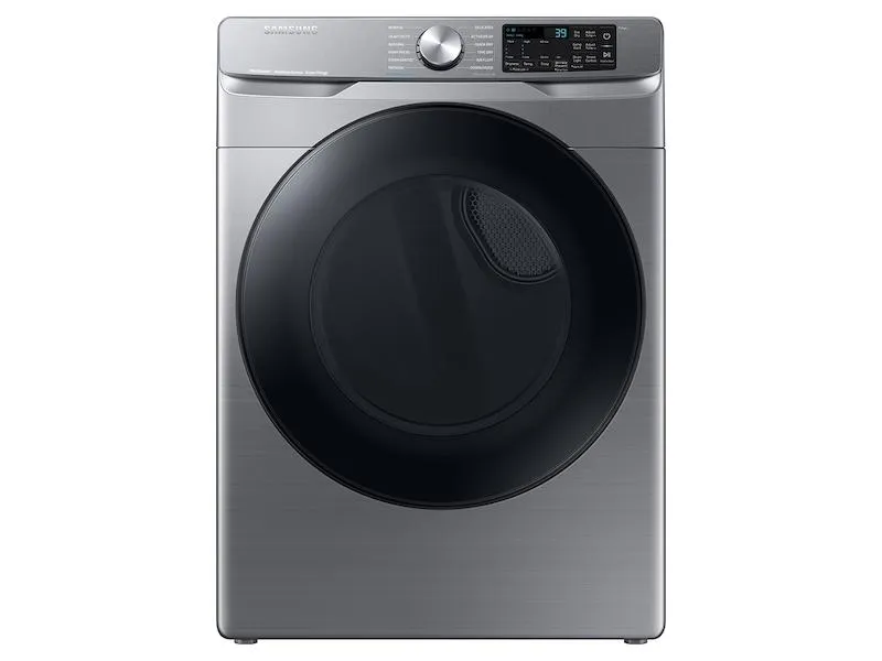 Samsung DVE45B6300P 7.5 Cu. Ft. Smart Electric Dryer With Steam Sanitize  In Platinum