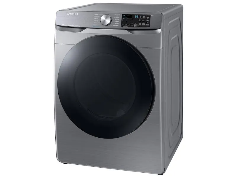 Samsung DVE45B6300P 7.5 Cu. Ft. Smart Electric Dryer With Steam Sanitize  In Platinum