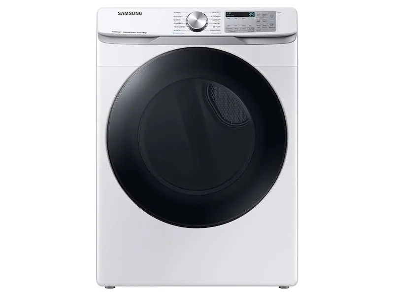 Samsung DVE45B6300W 7.5 Cu. Ft. Smart Electric Dryer With Steam Sanitize  In White
