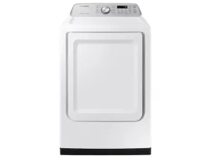 Samsung DVE47CG3500W 7.4 Cu. Ft. Smart Electric Dryer With Sensor Dry In White
