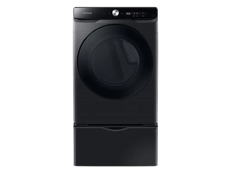 Samsung DVE50A8600V 7.5 Cu. Ft. Smart Dial Electric Dryer With Super Speed Dry In Brushed Black