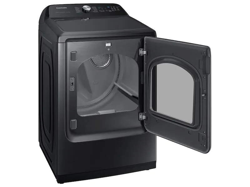 Samsung DVE52A5500V 7.4 Cu. Ft. Smart Electric Dryer With Steam Sanitize  In Brushed Black
