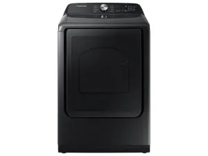 Samsung DVE52A5500V 7.4 Cu. Ft. Smart Electric Dryer With Steam Sanitize  In Brushed Black