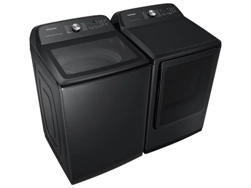 Samsung DVE52A5500V 7.4 Cu. Ft. Smart Electric Dryer With Steam Sanitize  In Brushed Black