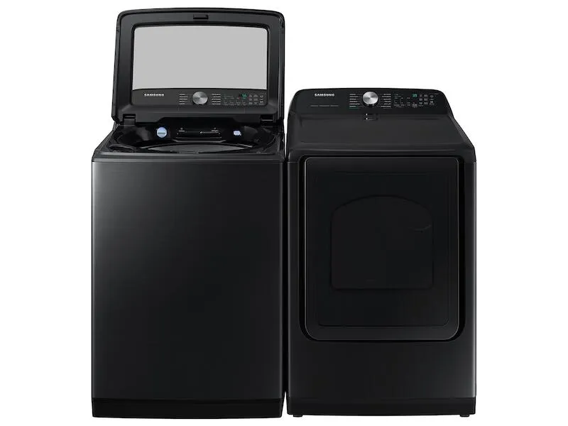 Samsung DVE52A5500V 7.4 Cu. Ft. Smart Electric Dryer With Steam Sanitize  In Brushed Black