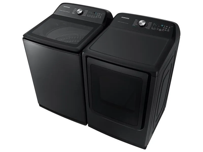 Samsung DVE52A5500V 7.4 Cu. Ft. Smart Electric Dryer With Steam Sanitize  In Brushed Black