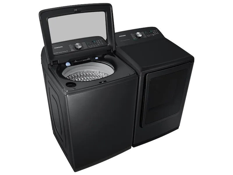 Samsung DVE52A5500V 7.4 Cu. Ft. Smart Electric Dryer With Steam Sanitize  In Brushed Black