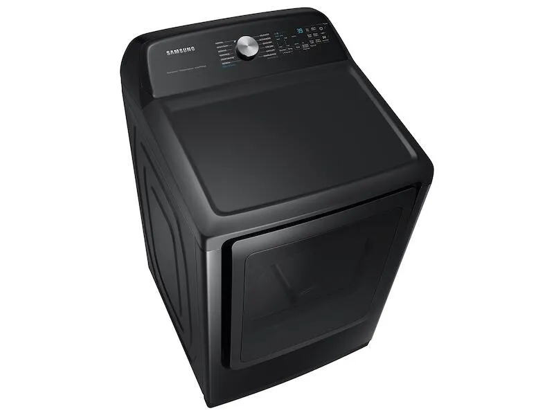 Samsung DVE52A5500V 7.4 Cu. Ft. Smart Electric Dryer With Steam Sanitize  In Brushed Black