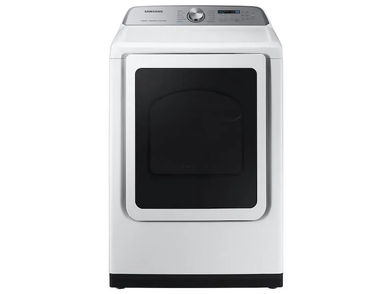 Samsung DVE52A5500W 7.4 Cu. Ft. Smart Electric Dryer With Steam Sanitize  In White