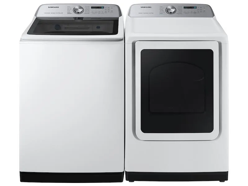 Samsung DVE52A5500W 7.4 Cu. Ft. Smart Electric Dryer With Steam Sanitize  In White