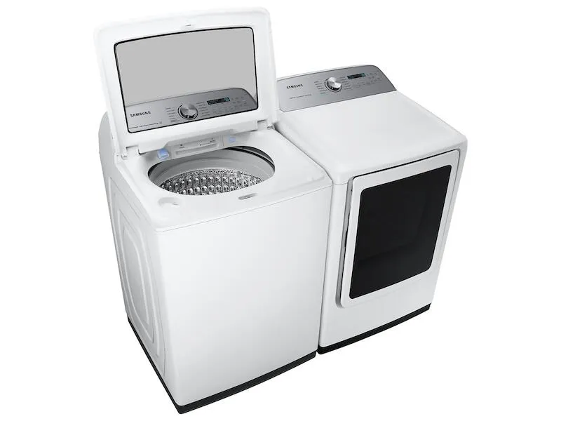 Samsung DVE52A5500W 7.4 Cu. Ft. Smart Electric Dryer With Steam Sanitize  In White